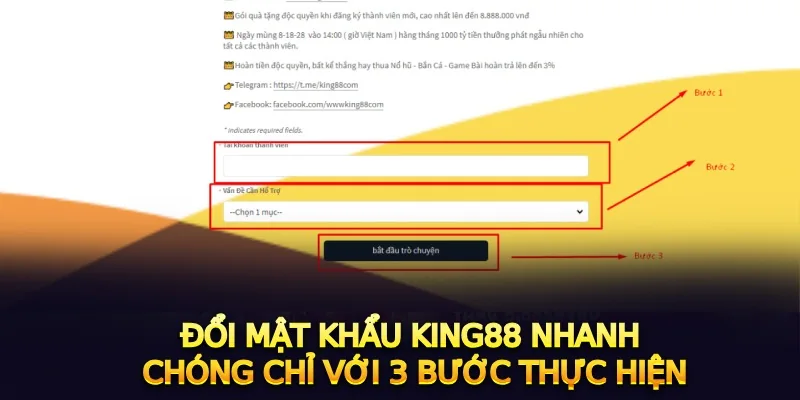 Hướng Dẫn Cách Đổi Mật Khẩu King88 Dễ Như Ăn Cháo